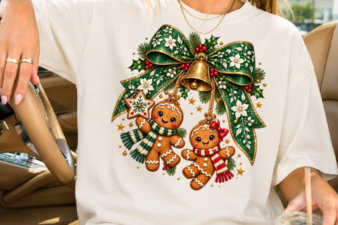 Christmas Gingerbread Couple PNG Sublimation nirmal108roy 