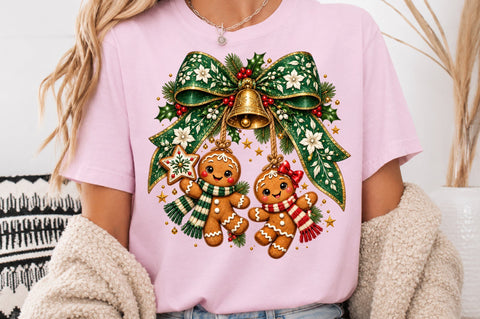 Christmas Gingerbread Couple PNG Sublimation nirmal108roy 