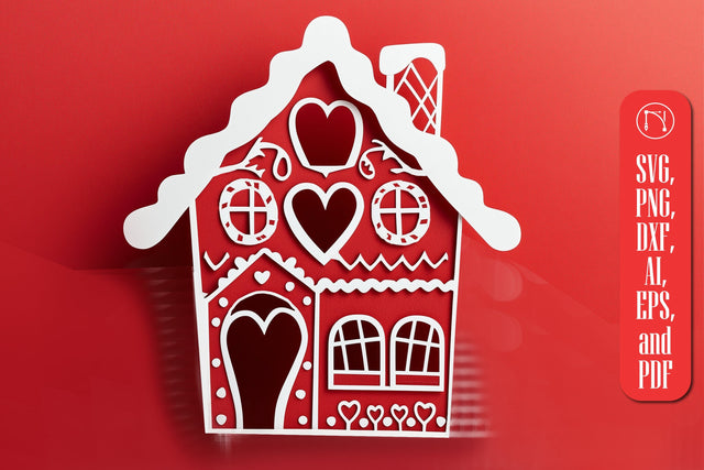 Christmas Gingerbread House SVG SVG MD JOYNAL ABDIN 