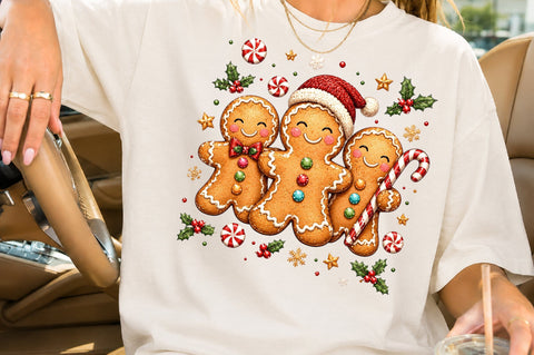 Christmas Gingerbread Man Family PNG Sublimation nirmal108roy 