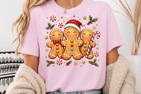 Christmas Gingerbread Man Family PNG Sublimation nirmal108roy 