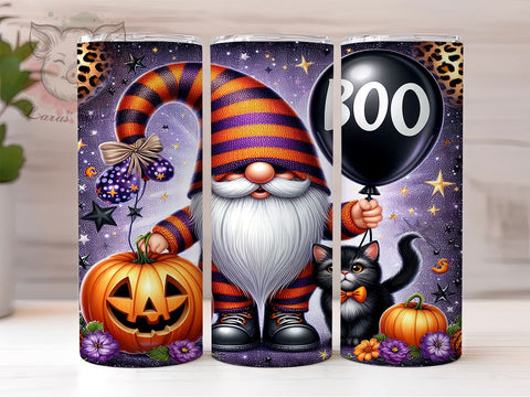 Christmas Gnome 20 oz Skinny Tumbler Sublimation Design, Straight & Tapered Tumbler Png, Gnome Tumbler Png, Digital Download PNG Sublimation Lara' s Designs 