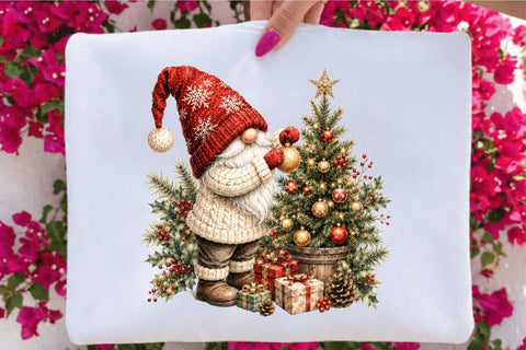 Christmas Gnome Clipart Sublimation SVGArt 