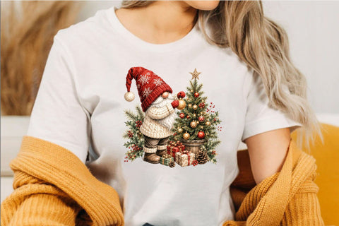 Christmas Gnome Clipart Sublimation SVGArt 