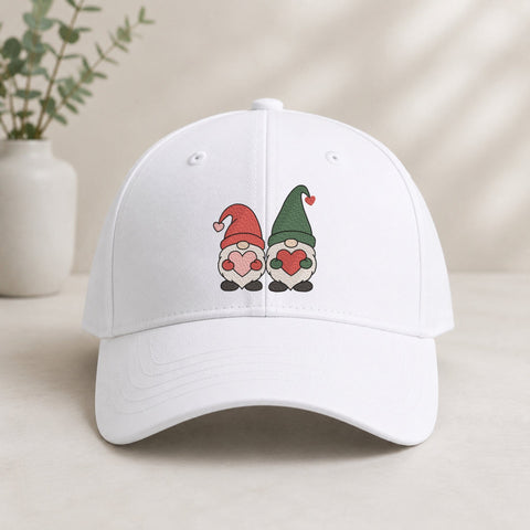 Christmas Gnome Couple Hearts Embroidery Design – Cute Love Gnomes Machine Embroidery File Embroidery/Applique DESIGNS PatternFeed8 