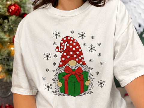 Christmas Gnome Embroidery Design, 4 sizes Embroidery/Applique DESIGNS DesignDestine 