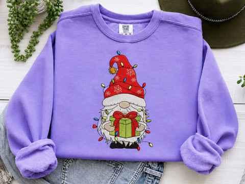 Christmas Gnome Embroidery Design, 4 sizes Embroidery/Applique DESIGNS DesignDestine 