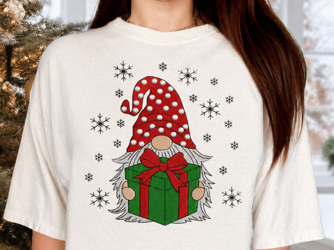 Christmas Gnome Embroidery Design, 4 sizes Embroidery/Applique DESIGNS DesignDestine 