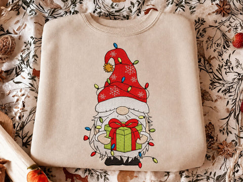 Christmas Gnome Embroidery Design, 4 sizes Embroidery/Applique DESIGNS DesignDestine 