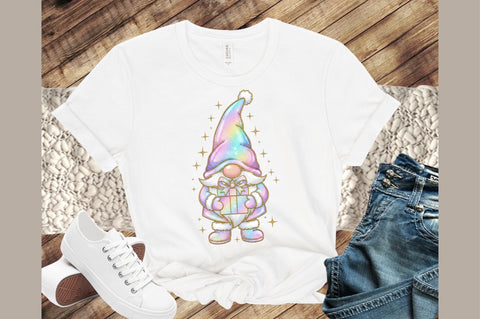 Christmas Gnome Gift Box PNG Sublimation designartist 