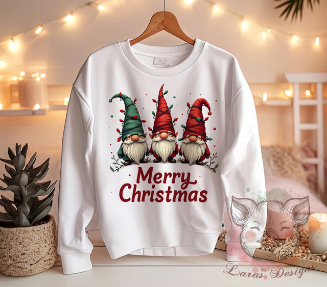 Christmas Gnome, Gnome PNG, Sublimation Design, Holiday Decor, Cute Gnomes, Digital Download, Christmas Sublimation, Gnome Art Sublimation Lara' s Designs 