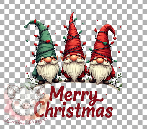 Christmas Gnome, Gnome PNG, Sublimation Design, Holiday Decor, Cute Gnomes, Digital Download, Christmas Sublimation, Gnome Art Sublimation Lara' s Designs 