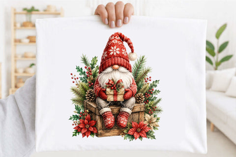 Christmas Gnome PNG Clipart Sublimation SVGArt 