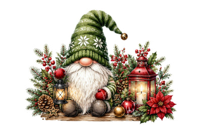 Christmas Gnome PNG Sublimation SVGArt 