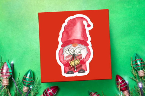 Christmas gnome Sticker Bundle Sublimation Regulrcrative 