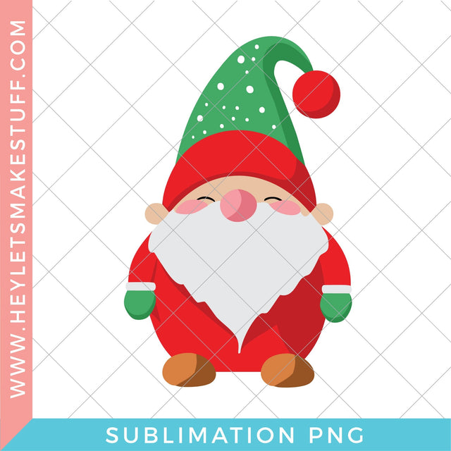 Christmas Gnome - Sublimation Sublimation Hey Let's Make Stuff 