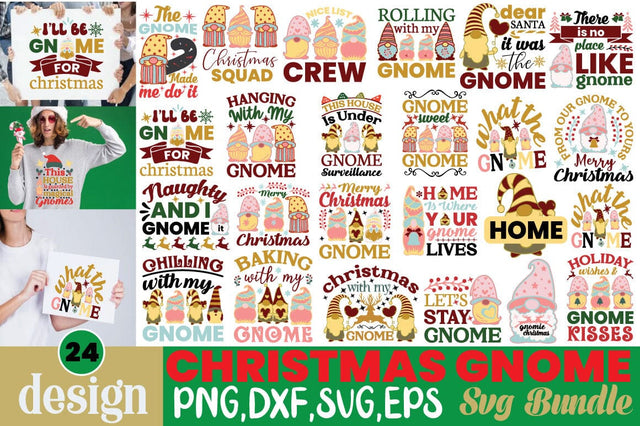 Christmas Gnome Svg Bundle SVG Angelina750 
