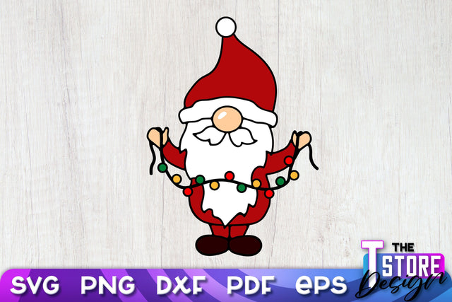 Christmas Gnome SVG | Christmas Ornament | Merry Christmas | SVG Files SVG The T Store Design 
