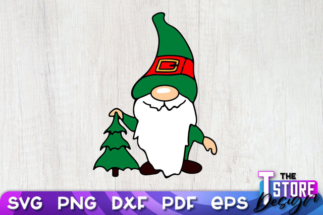 Christmas Gnome SVG | Christmas Ornament | Merry Christmas | SVG Files SVG The T Store Design 