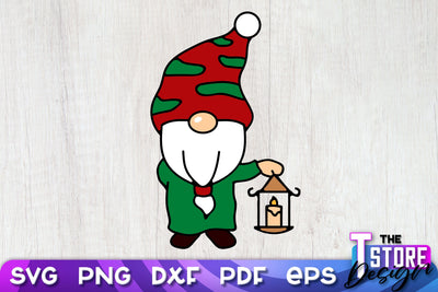 Christmas Gnome SVG | Christmas Ornament | Merry Christmas | SVG Files SVG The T Store Design 