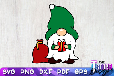 Christmas Gnome SVG | Christmas Ornament | Merry Christmas | SVG Files SVG The T Store Design 