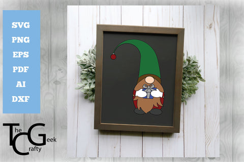 Christmas Gnome SVG Set SVG The Crafty Geek 