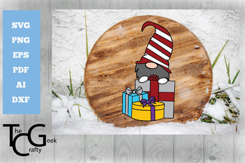 Christmas Gnome SVG Set SVG The Crafty Geek 