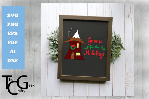Christmas Gnome SVG Set SVG The Crafty Geek 