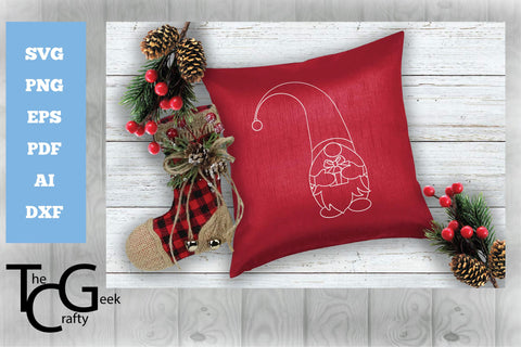 Christmas Gnome SVG Set SVG The Crafty Geek 