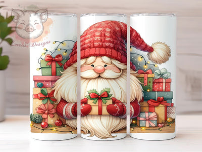 Christmas Gnome Tumbler Wrap, Xmas 20 oz Skinny Tumbler Sublimation Design, Christmas Gnome Tumbler PNG, Instant Digital Download Sublimation Lara' s Designs 