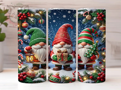 Christmas Gnomes 20oz Tumbler, Christmas Gnomes, Gnome Tumbler, Christmas Gnome, Gnome Tumbler Wrap, 20oz Tumbler Wrap, Christmas Tumbler, Gnome Wrap PNG Sublimation Lara' s Designs 
