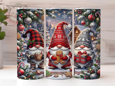 Christmas Gnomes 20oz Tumbler, Christmas Gnomes, Gnome Tumbler, Christmas Gnome, Gnome Tumbler Wrap, 20oz Tumbler Wrap, Christmas Tumbler, Gnome Wrap PNG Sublimation Lara' s Designs 