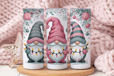 Christmas Gnomes 20oz Tumbler Wrap Sublimation DesignSVG 
