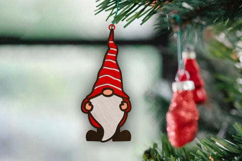 Christmas Gnomes Bundle, Multilayer Templates, Laser Cut Files SVG LaserCutano 