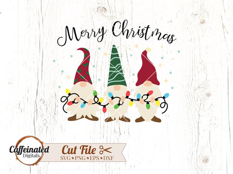 Christmas Gnomes Bundle SVG Caffeinated SVGs 