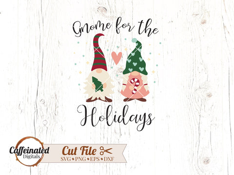 Christmas Gnomes Bundle SVG Caffeinated SVGs 