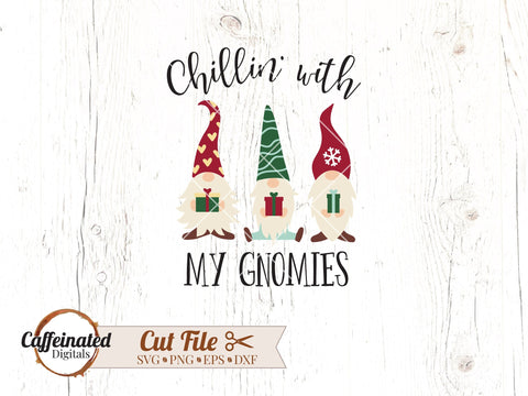 Christmas Gnomes Bundle SVG Caffeinated SVGs 