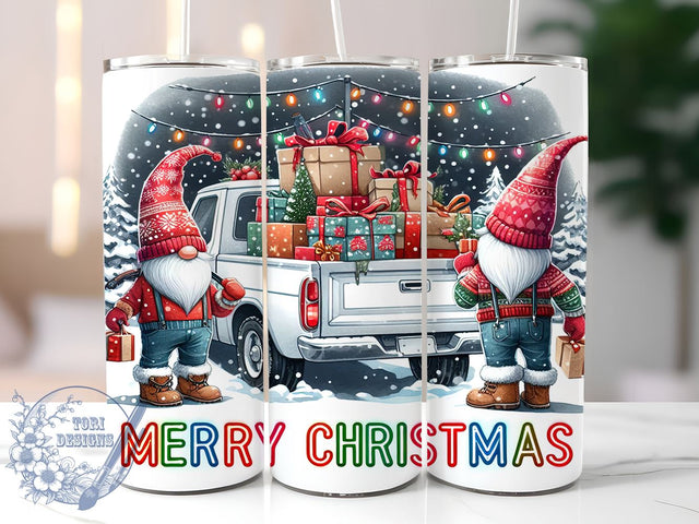Christmas Gnomes, Gnome Tumbler, Holiday Design, Sublimation PNG, Festive Drinkware, Merry Christmas, Cute Gnome Gifts, Winter Decor Sublimation ToriDesigns 