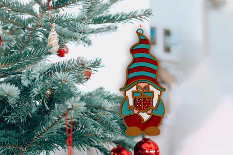 CHRISTMAS GNOMES SET, Home Decoration, Laser Cut Templates SVG LaserCutano 