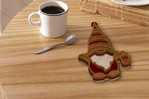 CHRISTMAS GNOMES SET, Home Decoration, Laser Cut Templates SVG LaserCutano 