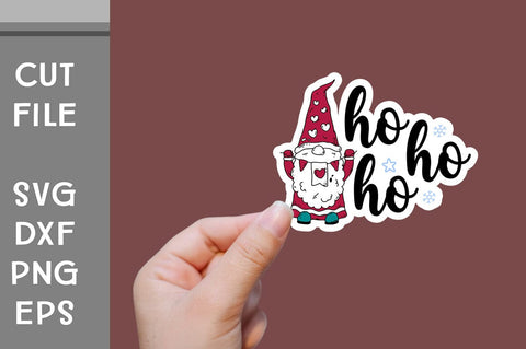 Christmas Gnomes Sticker SVG SVG Svgcraft 