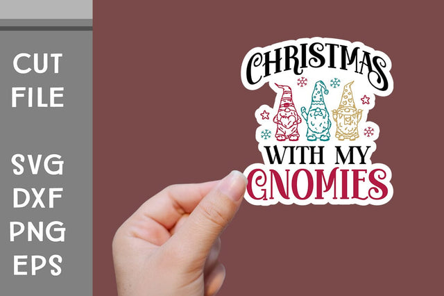 Christmas Gnomes Sticker SVG SVG Svgcraft 