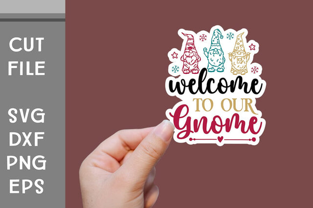 Christmas Gnomes Sticker SVG SVG Svgcraft 