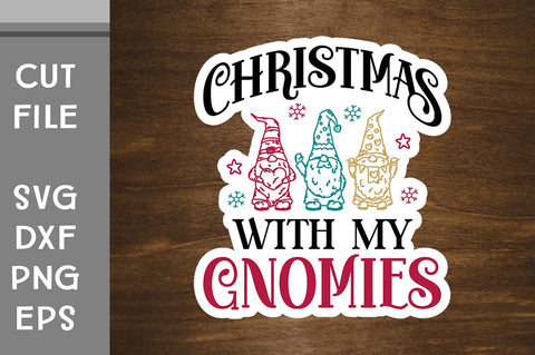 Christmas Gnomes Sticker SVG SVG Svgcraft 