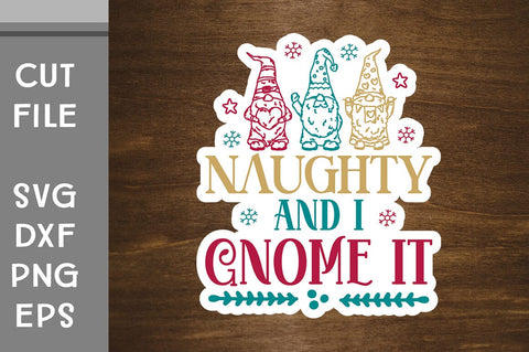 Christmas Gnomes Sticker SVG SVG Svgcraft 