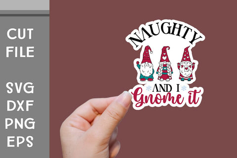 Christmas Gnomes Sticker SVG SVG Svgcraft 