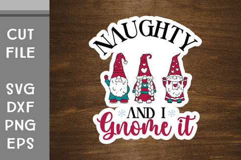 Christmas Gnomes Sticker SVG SVG Svgcraft 
