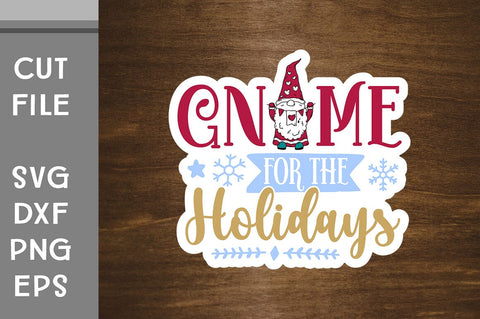 Christmas Gnomes Sticker SVG SVG Svgcraft 