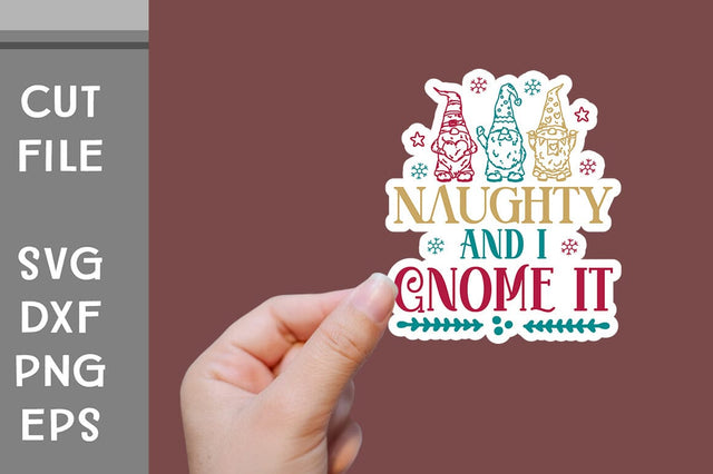 Christmas Gnomes Sticker SVG SVG Svgcraft 