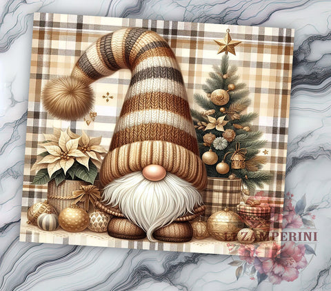 Christmas Gnomes Tumbler, Winter Holidays Tumbler Wrap, 20oz Gnome Design, Holiday Tumbler Wrap, Sublimation Gnome Design, Digital Download PNG, Festive Gnome Tumbler Sublimation Li Zamperini 